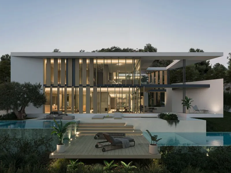 Luxe-Villa in Neubau in Premia de Dalt, Barcelona