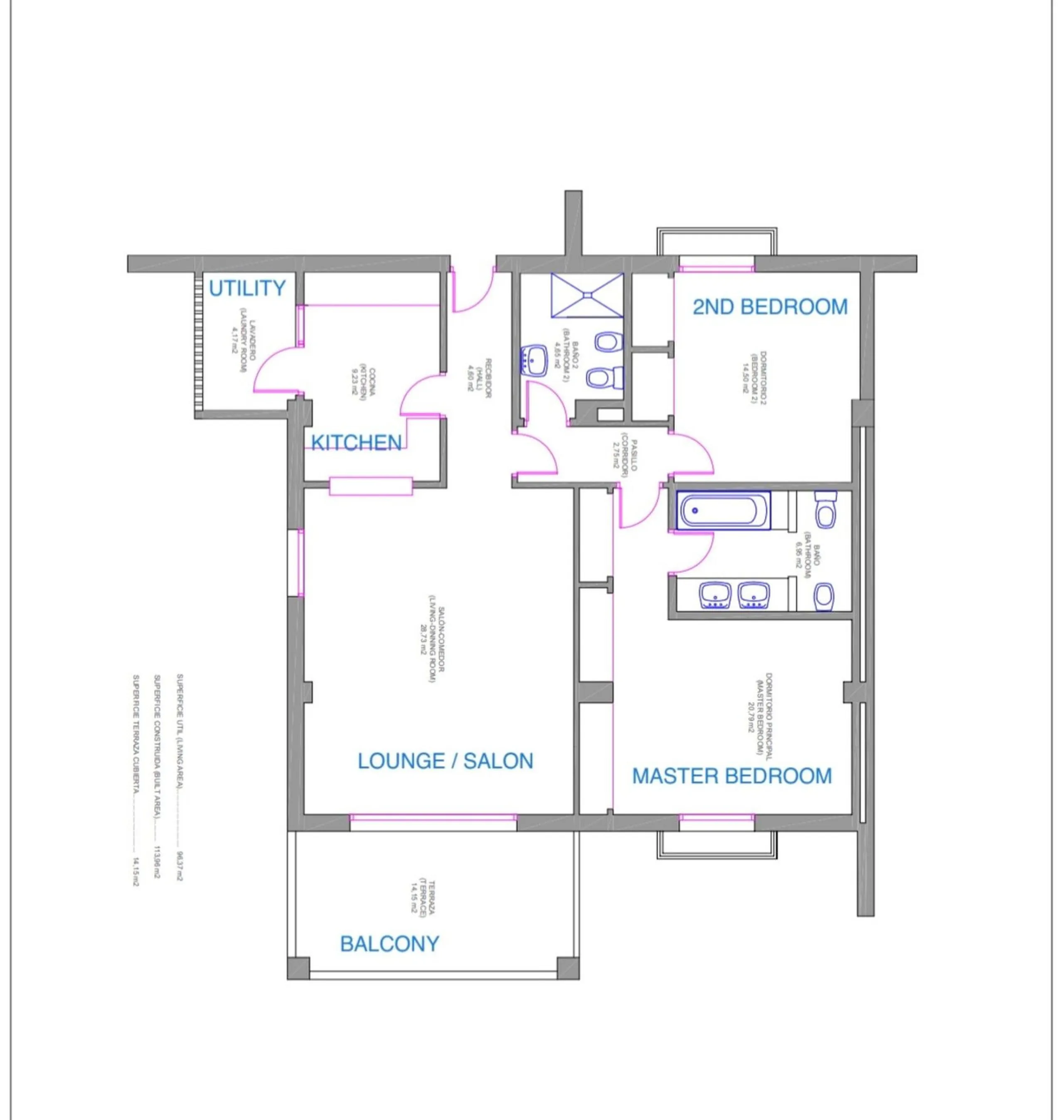 Apartment - Middle Floor Apartment в продаже в Marbella, Málaga. В доме 2 спален и 2 ванных комнат. Площадь дома 114 м²