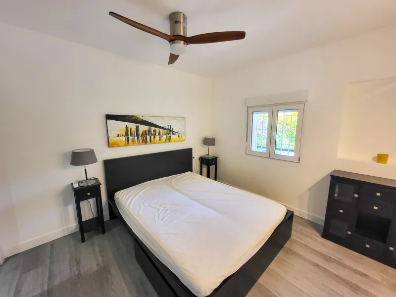 This is an excellent opportunity to own a beautifully renovated two-bedroom, two-bathroom apartment in a sought-after, gated community by the beach.