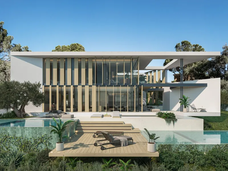 Luxe-Villa in Neubau in Premia de Dalt, Barcelona