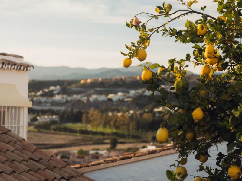 Casa Limones is a beautifully renovated townhouse in a prime location in the heart of Atalaya, Estepona. With its south-west orientation, it offers exceptional views of Gibraltar, breathtaking sunsets, and panoramic vistas over the Atalaya Golf Valley fro