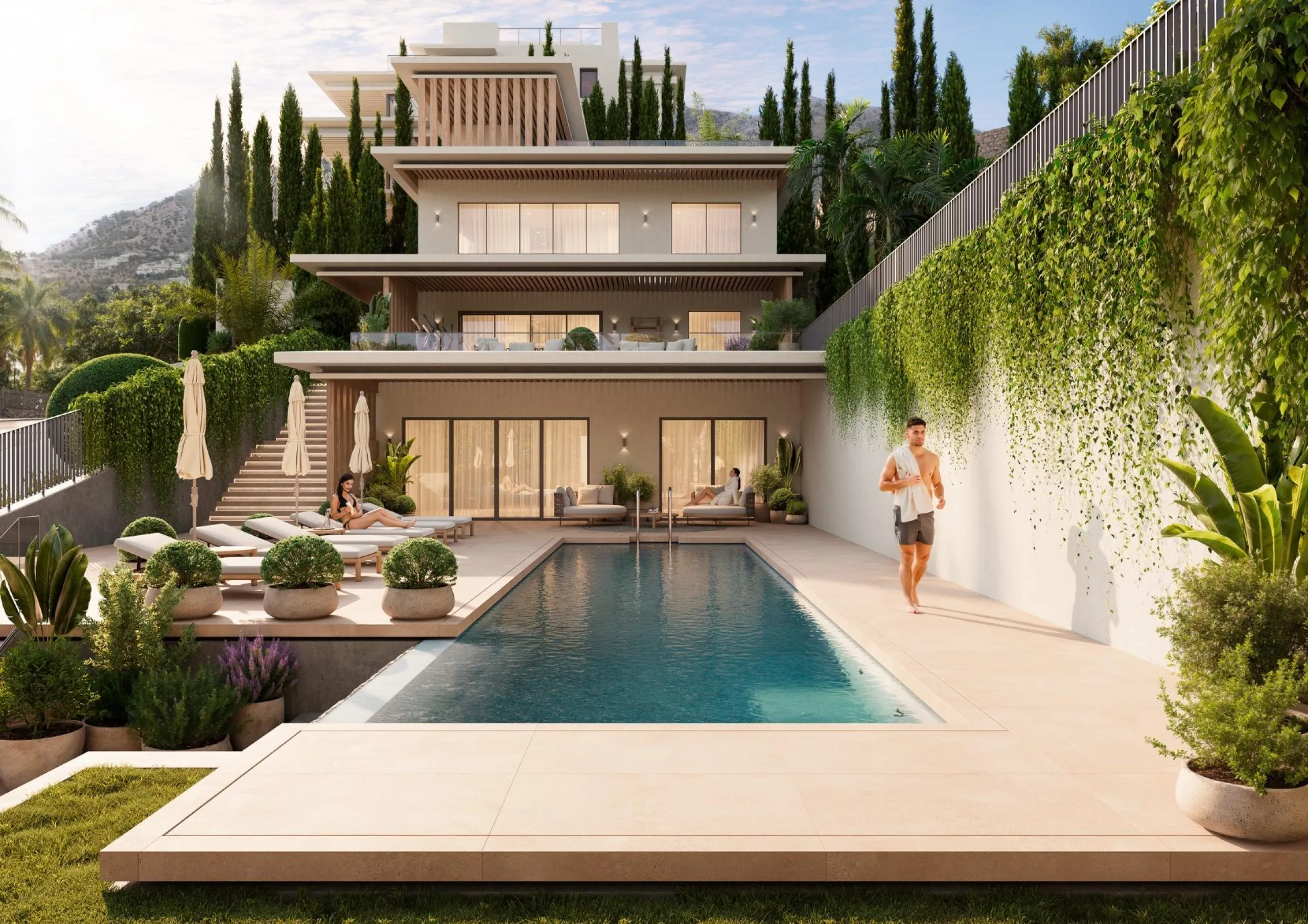 Luxury New-Build Residences with Panoramic Sea Views in Buenavista, Mijas - Costa del Sol& & Exclusive Modern Living Above the Mediterranean& Discover an extraordinary new residential development in Buenavista, Mijas, just minutes from the golden
