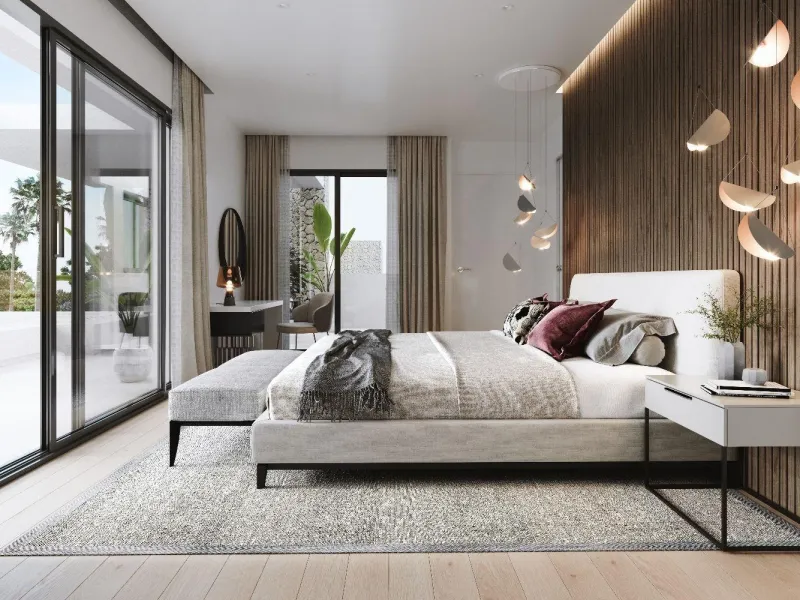 NEW BUILD RESIDENTIAL COMPLEX IN ESTEPONA& & New Build Luxury residential complex in Estepona.& & Residential complex consist of 140 exclusive bungalow apartments with 2 - 3 bedrooms and penthouses with 3 - 4 bedrooms set in a tropical, gated 