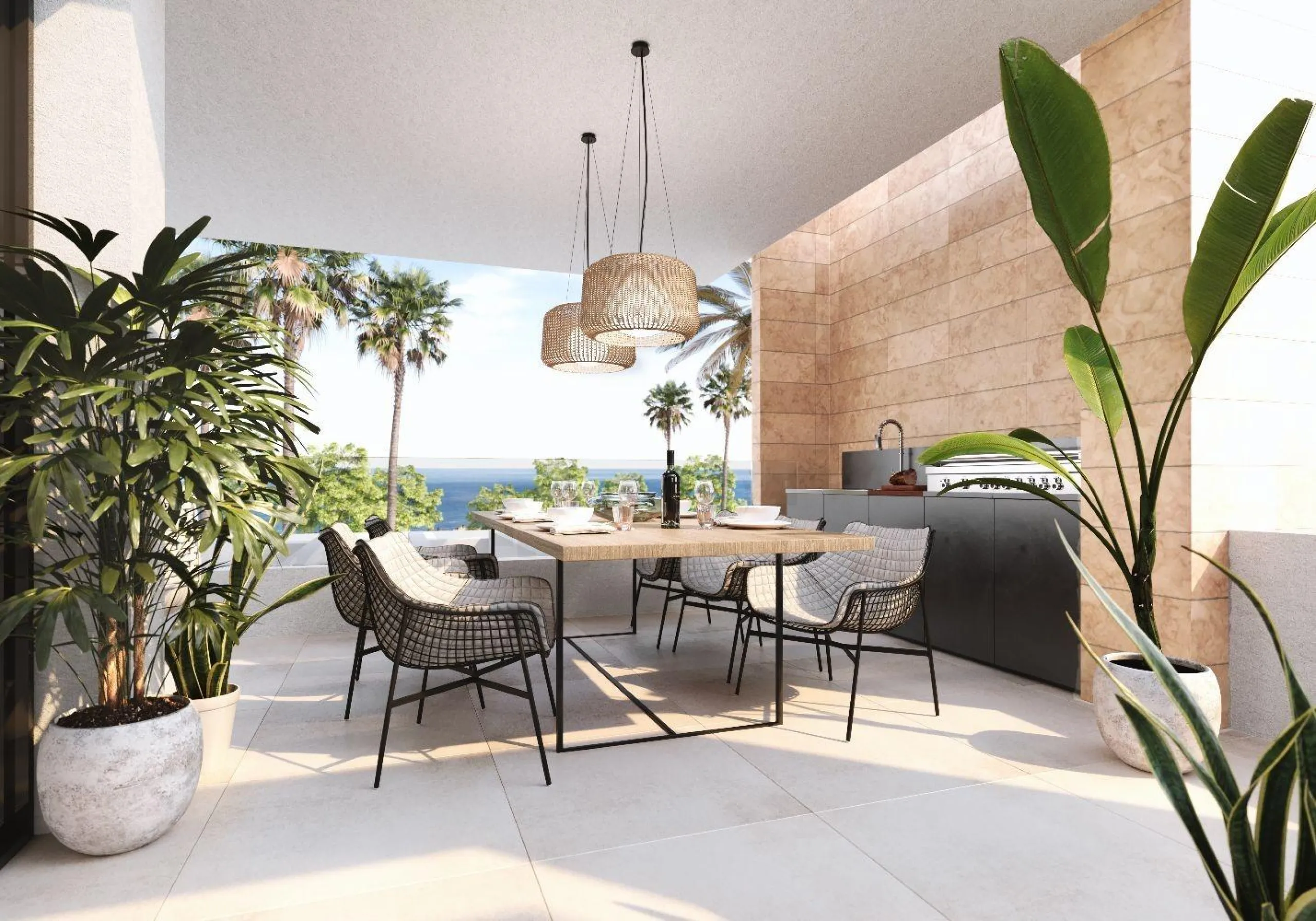 NEW BUILD RESIDENTIAL COMPLEX IN ESTEPONA& & New Build Luxury residential complex in Estepona.& & Residential complex consist of 140 exclusive bungalow apartments with 2 - 3 bedrooms and penthouses with 3 - 4 bedrooms set in a tropical, gated 