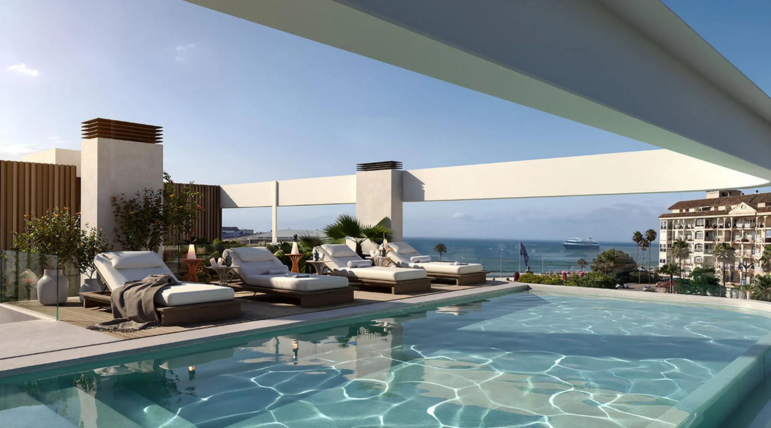 Boutique New Build Apartments in the Heart of Estepona Costa del Sol& & Exclusive Residential Building with Only Four Homes& This beautiful new build residential project consists of just four exclusive homes located in a privileged urban setting 
