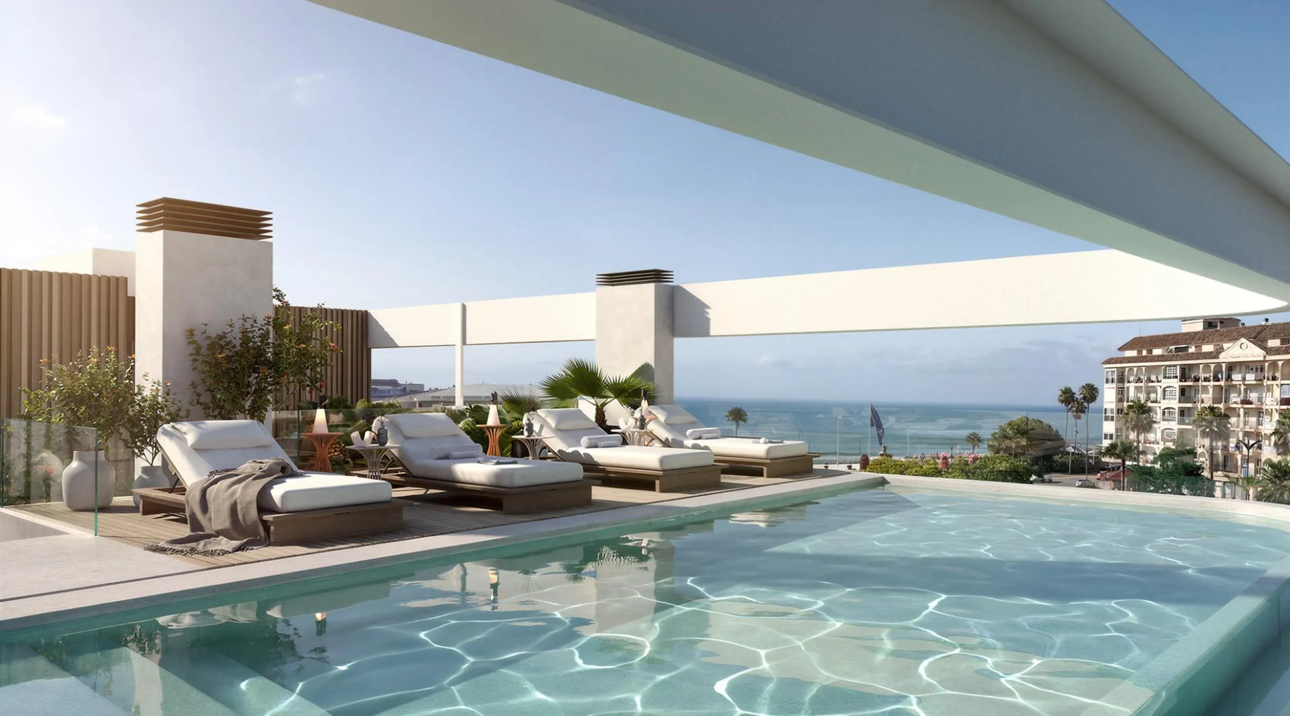 Boutique New Build Apartments in the Heart of Estepona Costa del Sol& & Exclusive Residential Building with Only Four Homes& This beautiful new build residential project consists of just four exclusive homes located in a privileged urban setting 