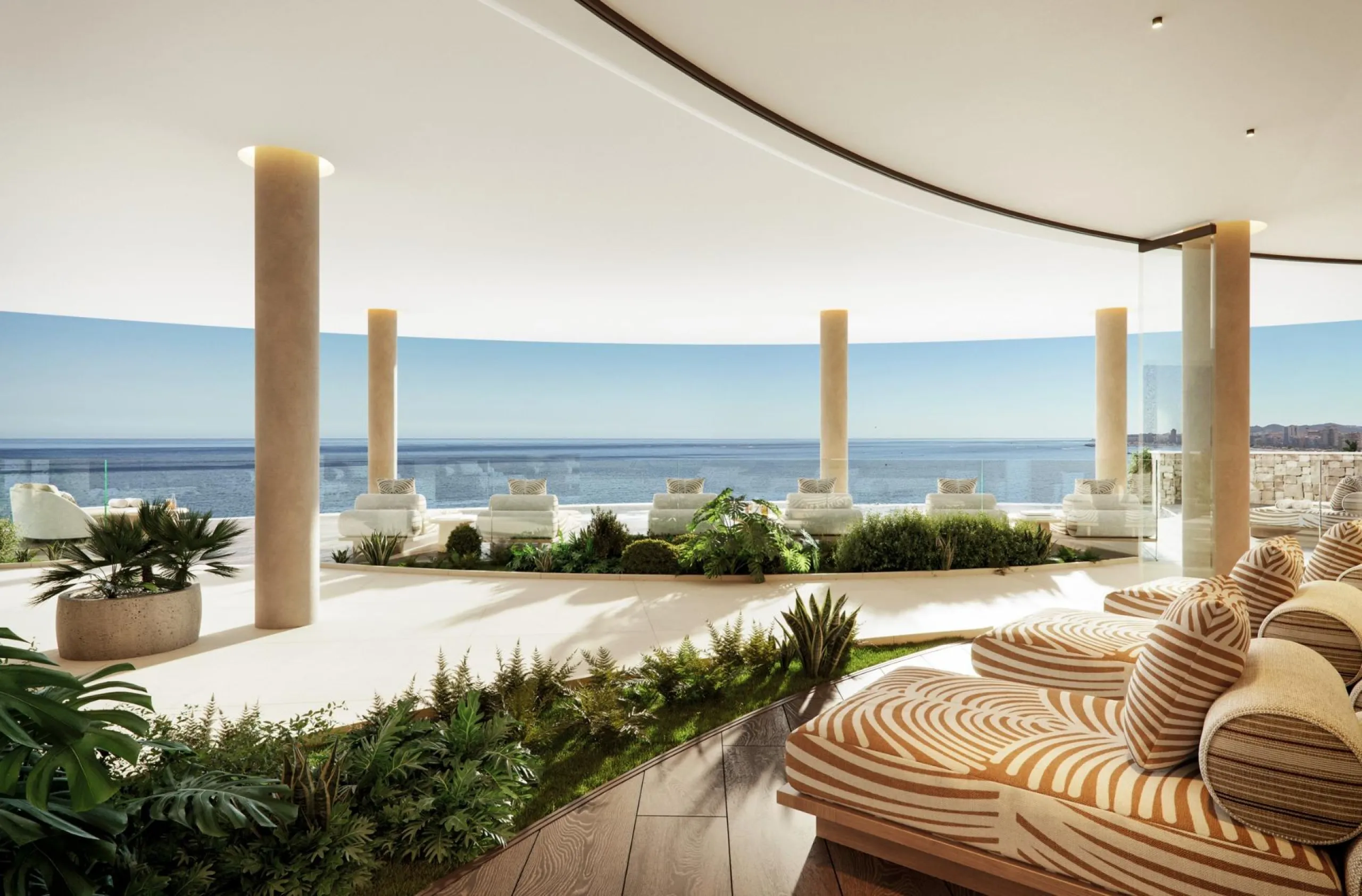 Luxury Sea View Apartments 100 m from the Beach in Carvajal, Fuengirola& & Contemporary Design and Coastal Tranquility& This exclusive new development of 44 luxury homes is located in Carvajal, Fuengirola, just 100 m from the beach. Designed to b