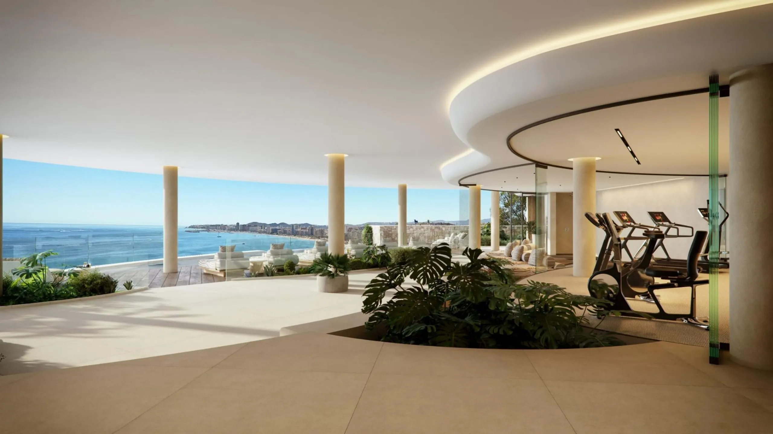 Luxury Sea View Apartments 100 m from the Beach in Carvajal, Fuengirola& & Contemporary Design and Coastal Tranquility& This exclusive new development of 44 luxury homes is located in Carvajal, Fuengirola, just 100 m from the beach. Designed to b