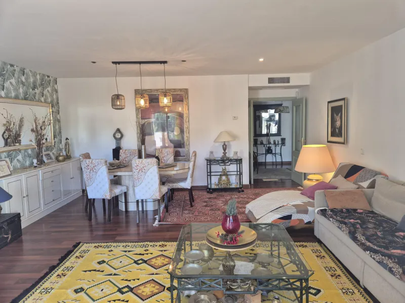 Apartment - Ground Floor Apartment в продаже в Mijas, Málaga. В доме 2 спален и 2 ванных комнат. Площадь дома 131 м². Площадь участка 166 м²