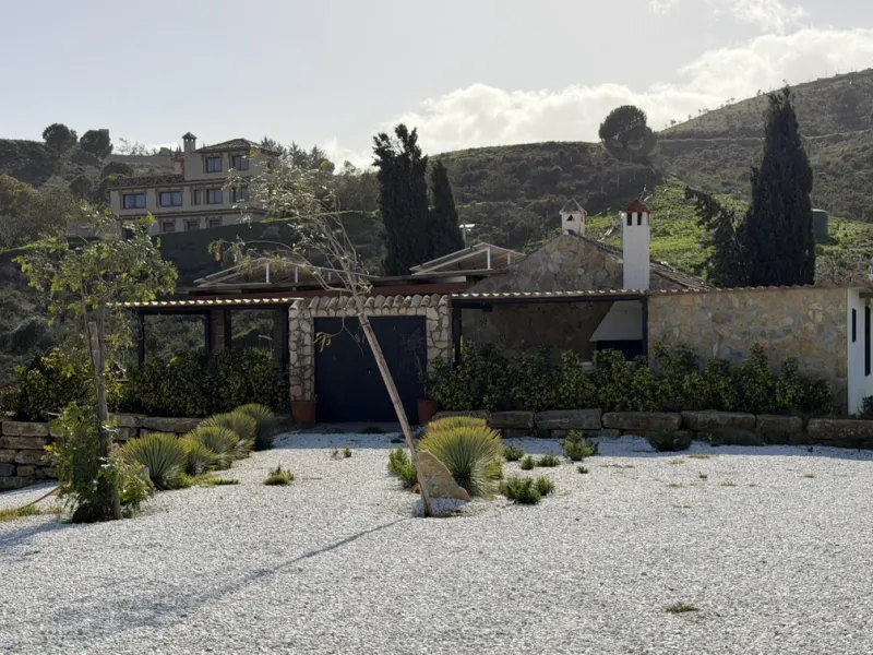 Country Estate in Mijas Costa: 14,000 m2 with newly planted olive trees, Sustainable Housing and Great Potential for Events