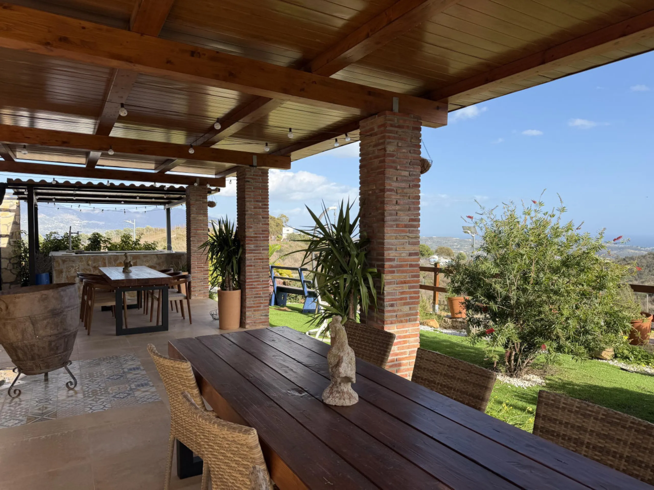 Country Estate in Mijas Costa: 14,000 m2 with newly planted olive trees, Sustainable Housing and Great Potential for Events