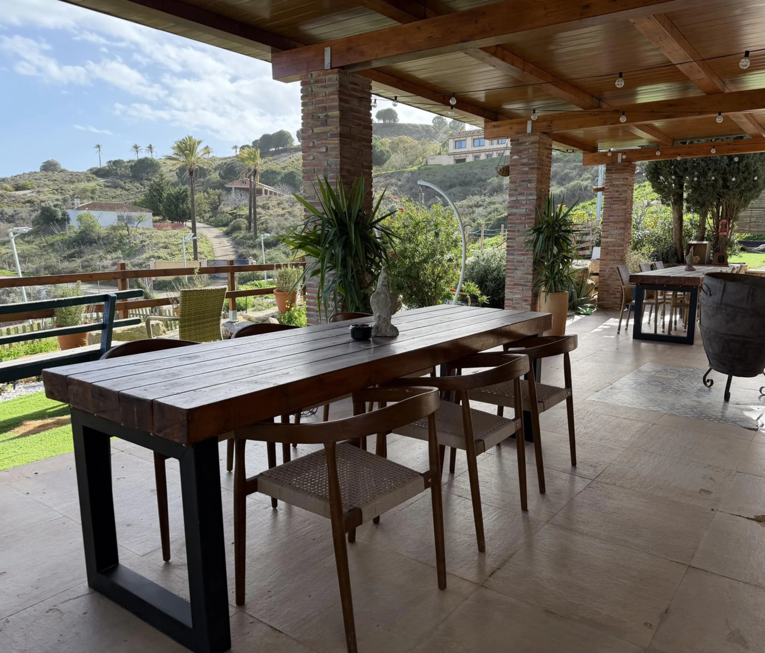 Country Estate in Mijas Costa: 14,000 m2 with newly planted olive trees, Sustainable Housing and Great Potential for Events
