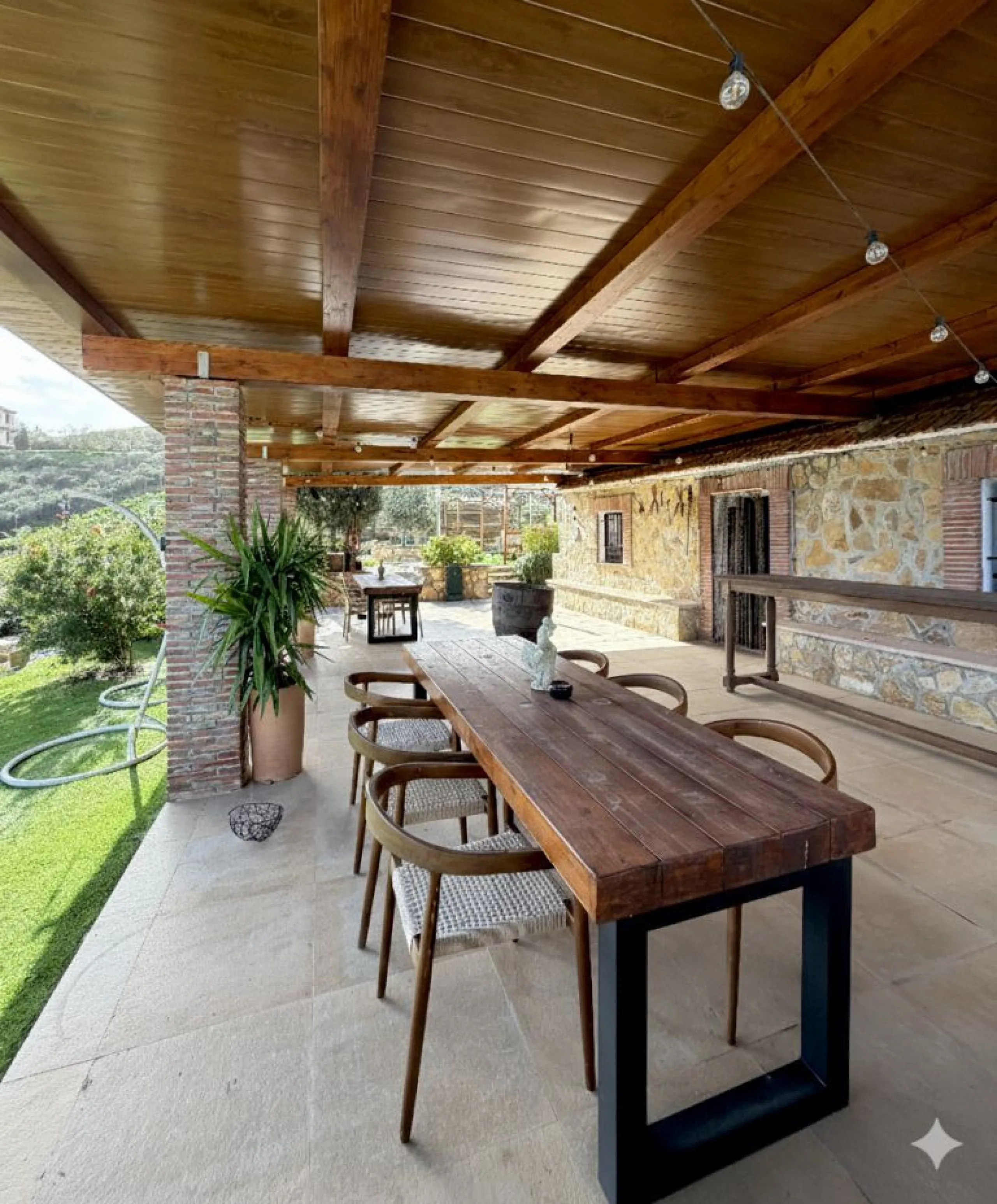 Country Estate in Mijas Costa: 14,000 m2 with newly planted olive trees, Sustainable Housing and Great Potential for Events