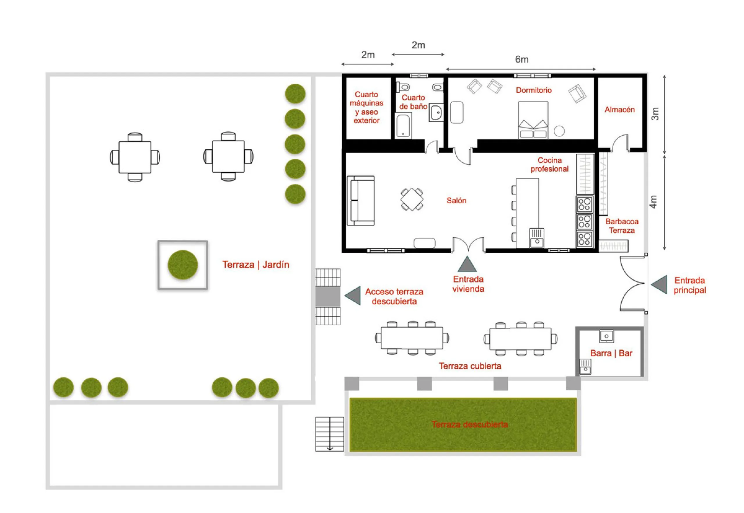 Country Estate in Mijas Costa: 14,000 m2 with newly planted olive trees, Sustainable Housing and Great Potential for Events