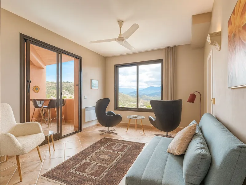 This is a bright and well-kept 3-bedroom apartment in La Mairena, offering a great mix of space, views and comfort.