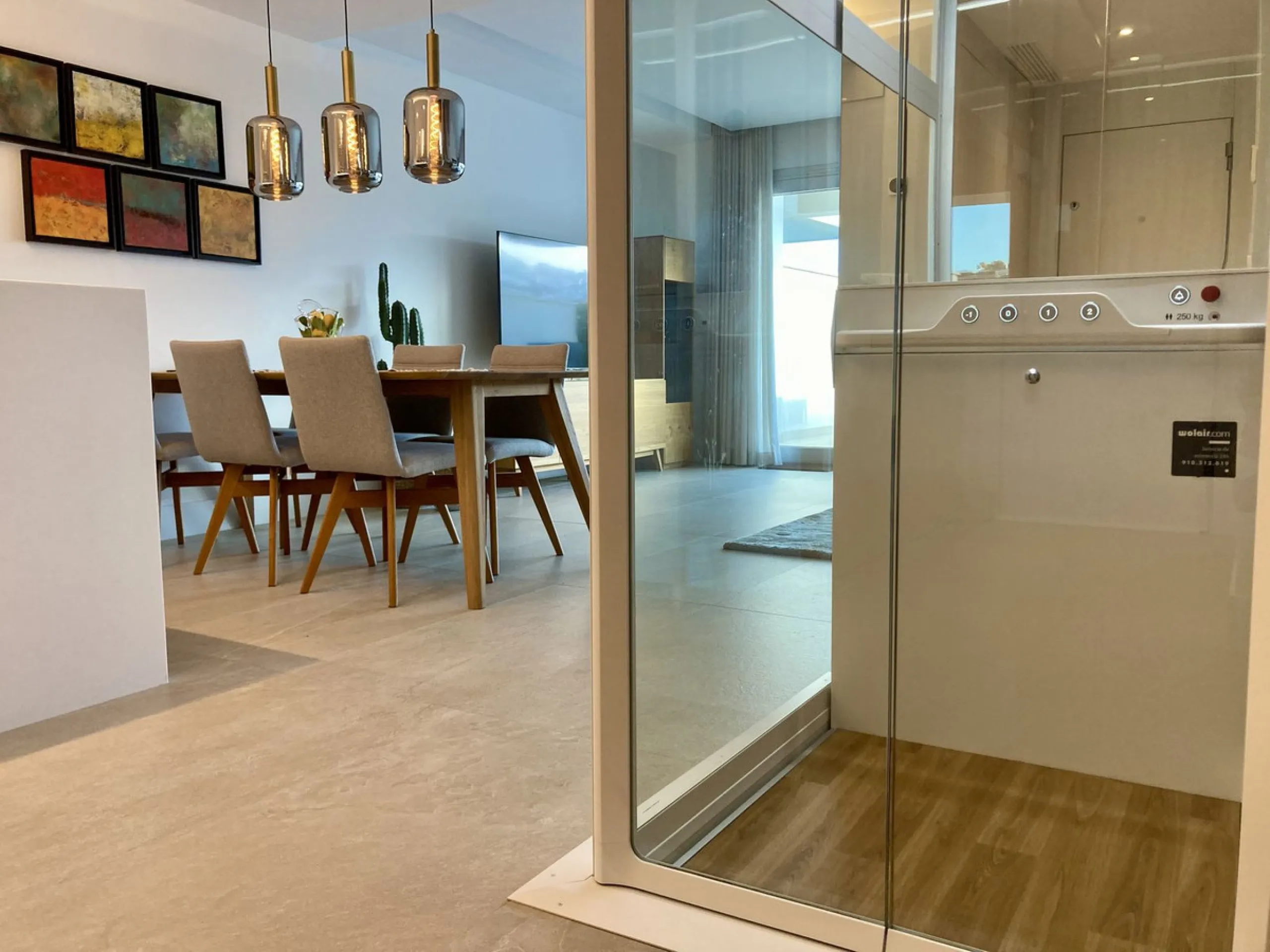 Rare opportunity: Luxurious townhouse with modern glass lift in La Cala Golf Resort.