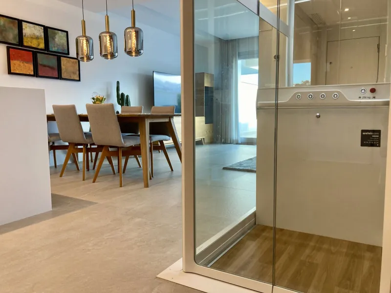 Rare opportunity: Luxurious townhouse with modern glass lift in La Cala Golf Resort.