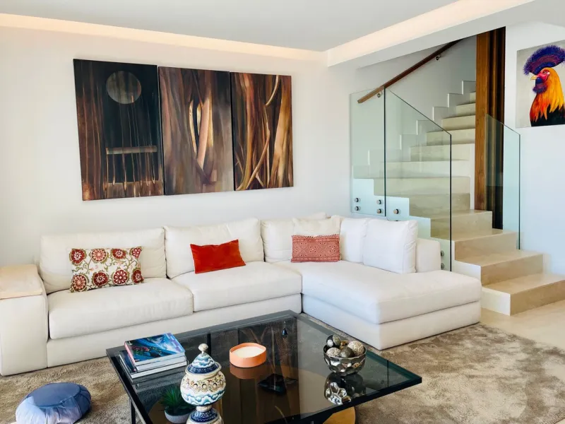 Rare opportunity: Luxurious townhouse with modern glass lift in La Cala Golf Resort.