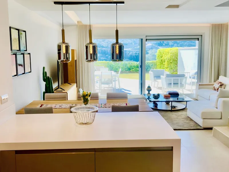 Rare opportunity: Luxurious townhouse with modern glass lift in La Cala Golf Resort.