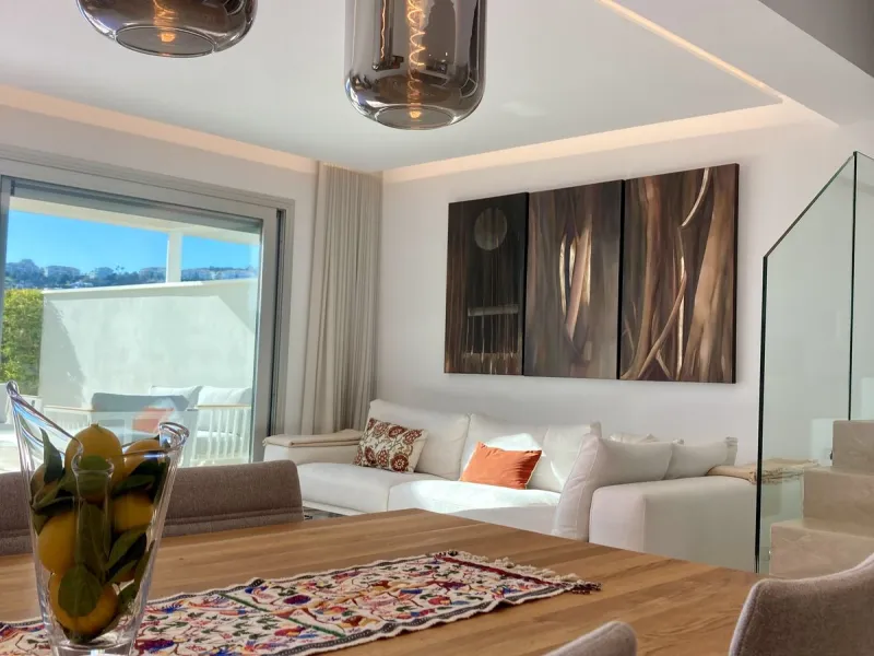 Rare opportunity: Luxurious townhouse with modern glass lift in La Cala Golf Resort.