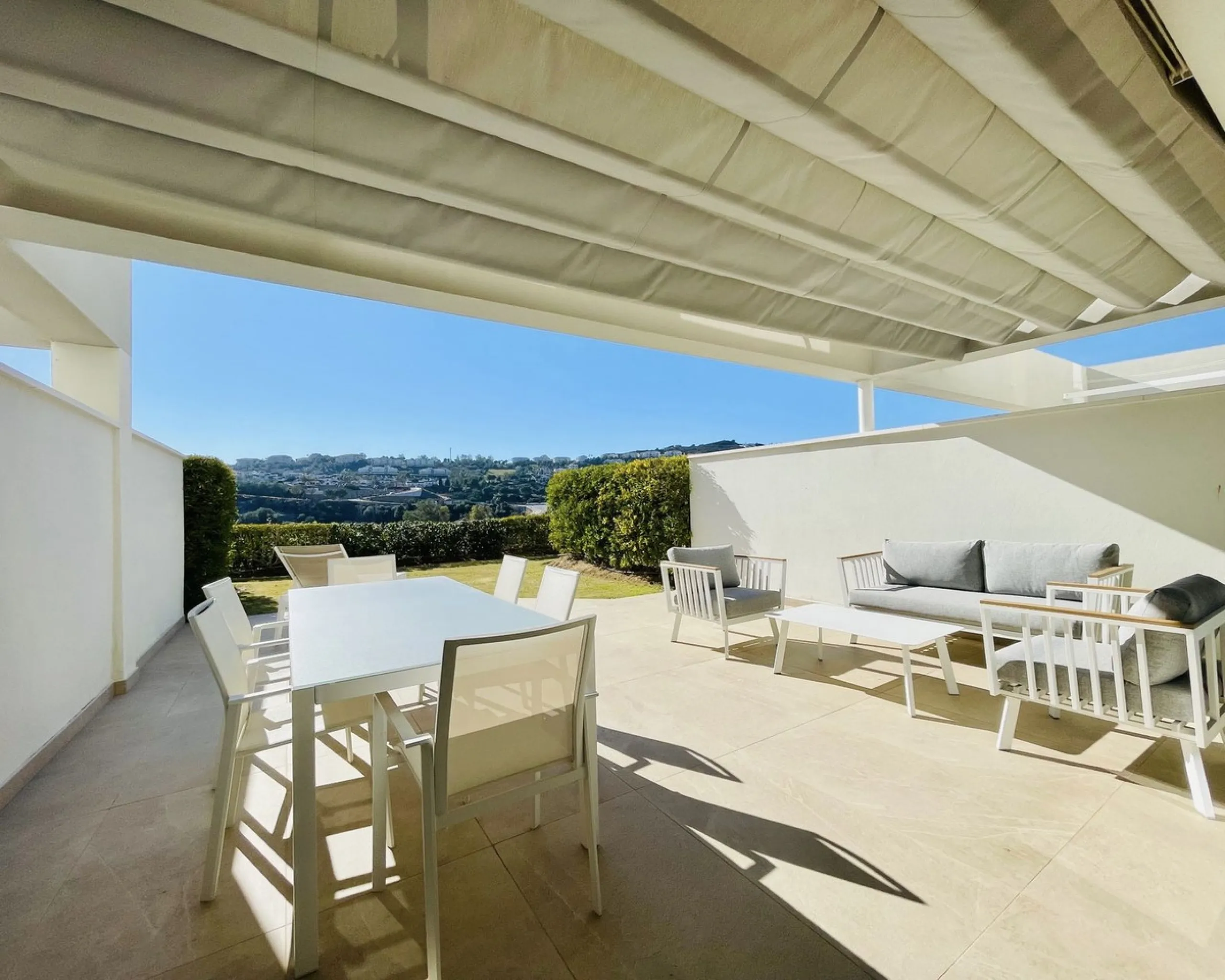 Rare opportunity: Luxurious townhouse with modern glass lift in La Cala Golf Resort.