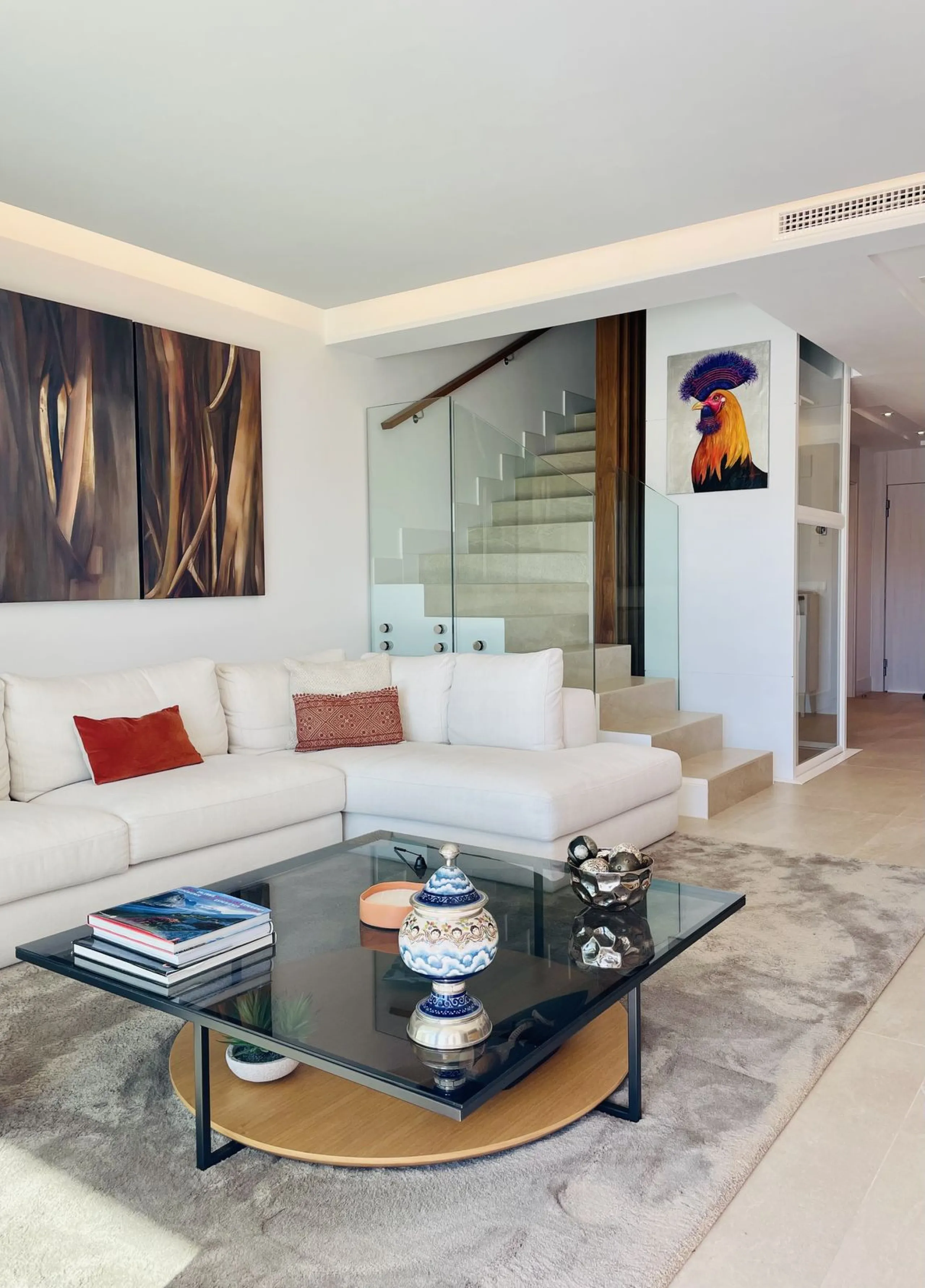 Rare opportunity: Luxurious townhouse with modern glass lift in La Cala Golf Resort.