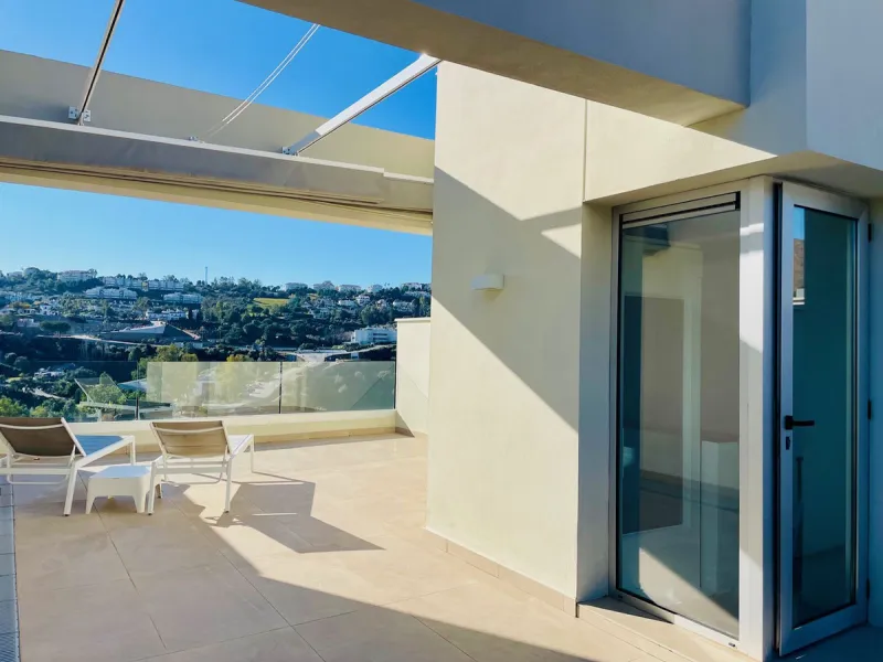 Rare opportunity: Luxurious townhouse with modern glass lift in La Cala Golf Resort.