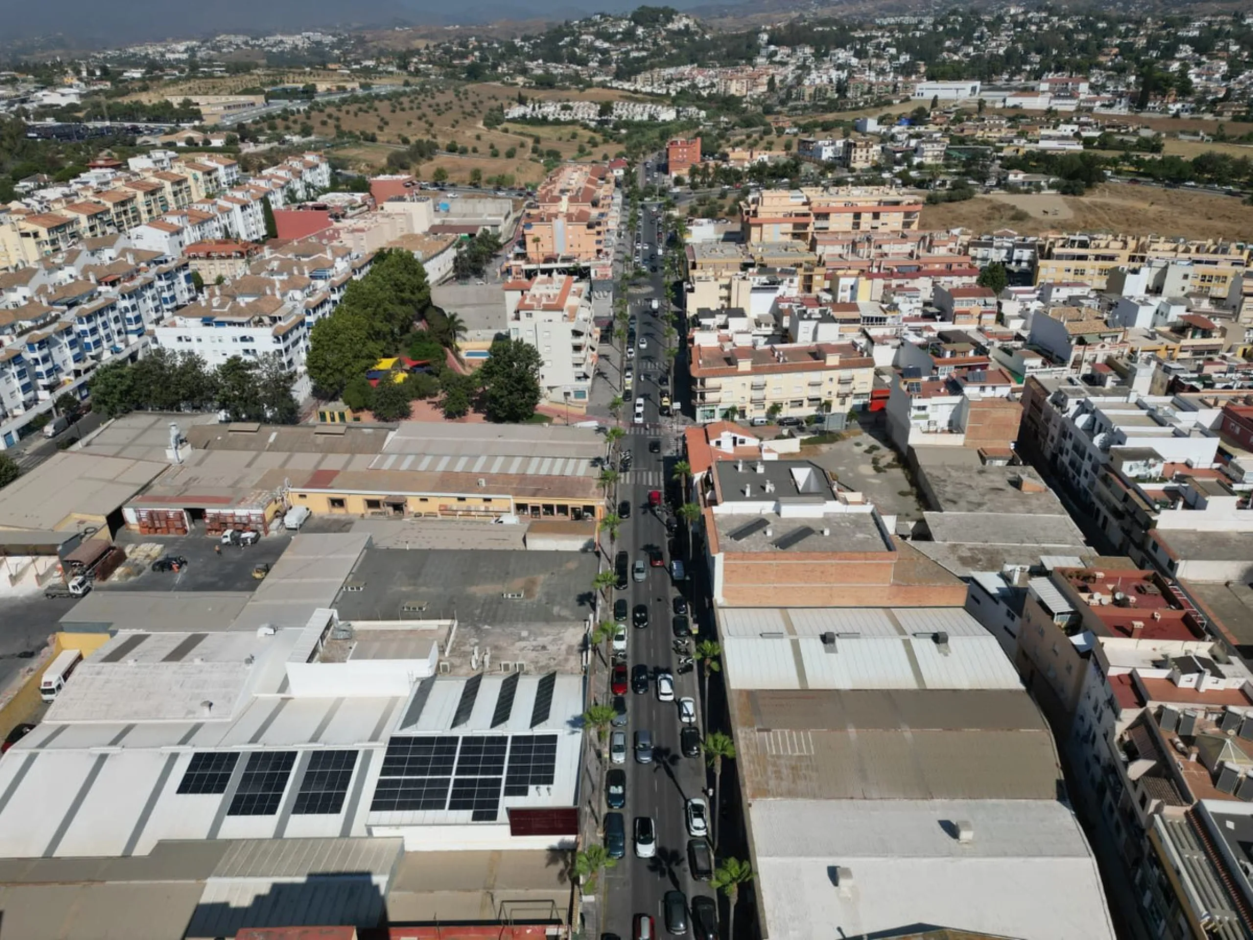 Unique opportunity in the heart of Mijas – Industrial warehouse with residential unit and development potential