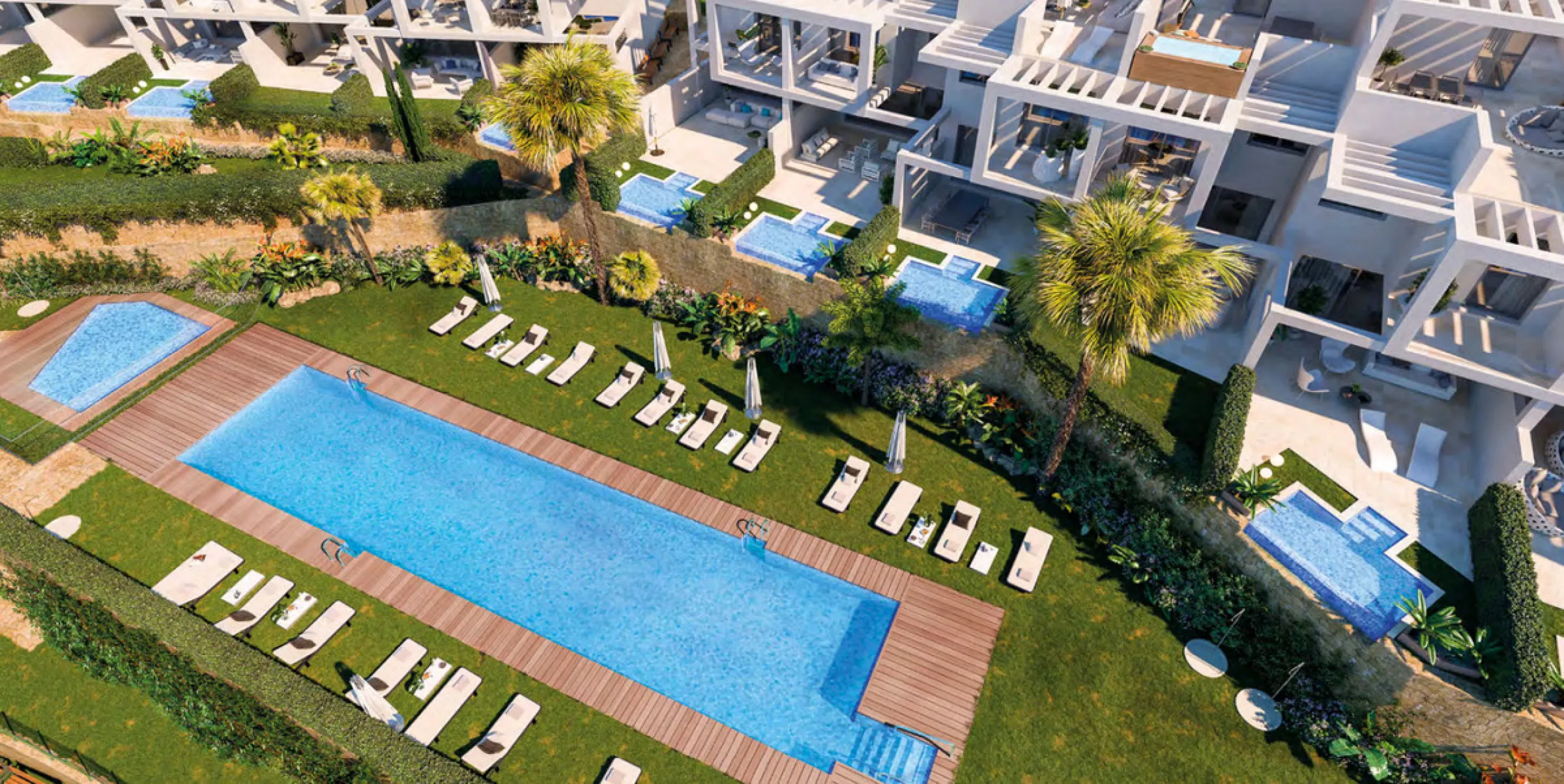 This stylish three bedroom townhouse is set within the popular Golden View I development, an elevated residential community known for its open sea views that stretch all the way to Gibraltar and the coast of Morocco. Thanks to its southwest facing orienta