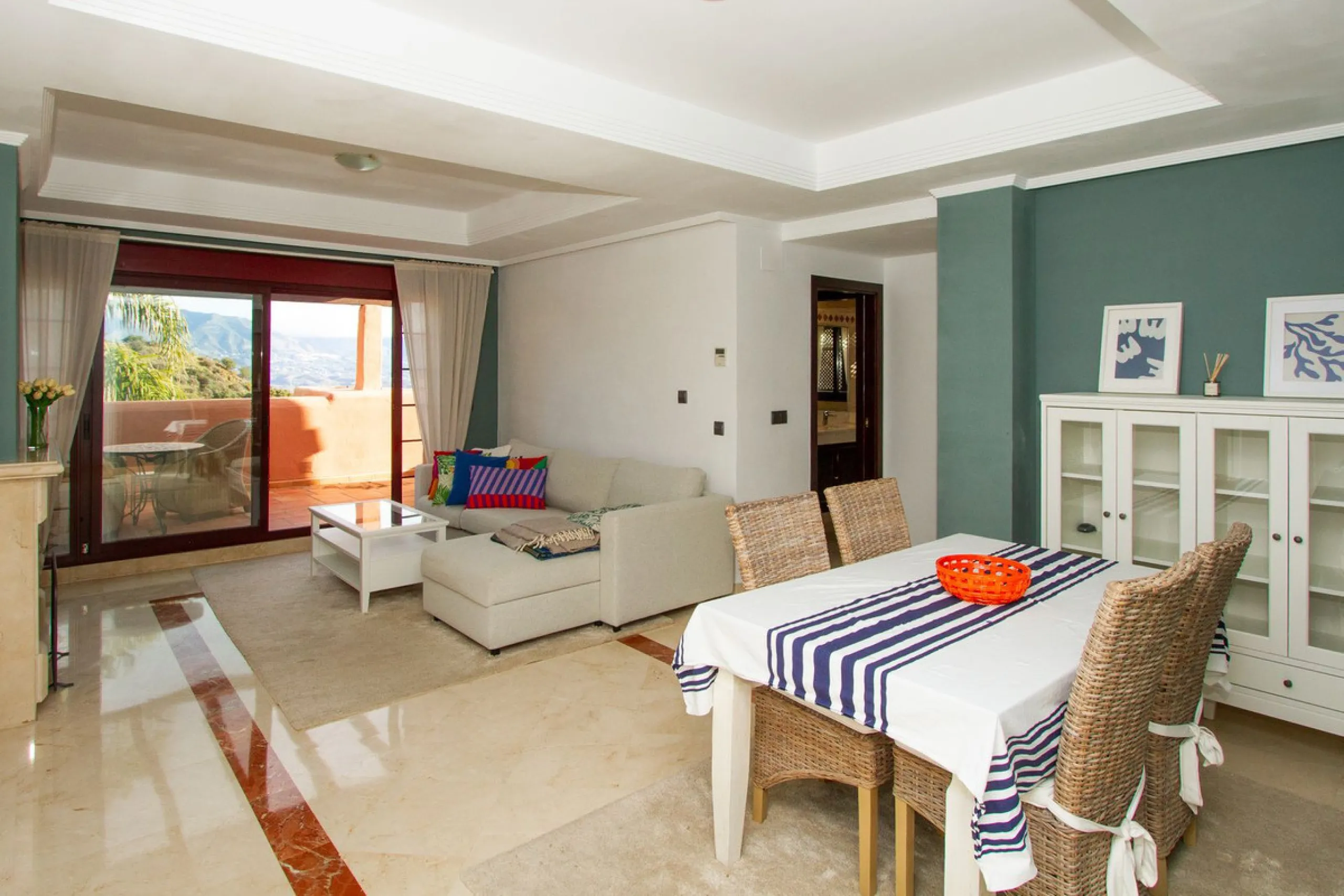 Wonderful single  level two bedroom penthouse on a luxury development.