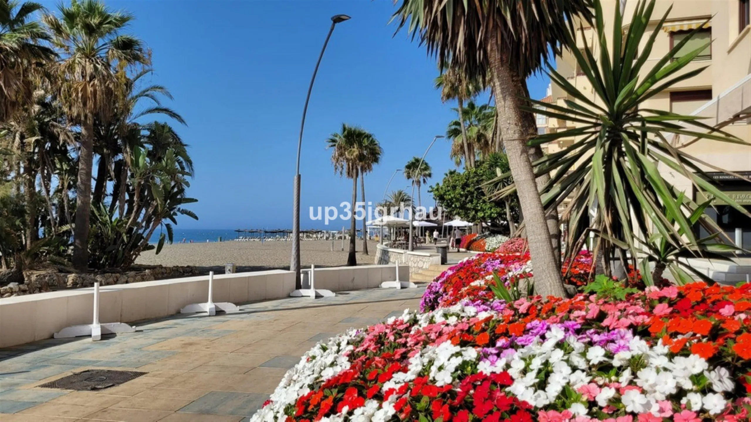 Studio in the center of Estepona, 50 meters from the beach, in a quiet alley on the first floor.