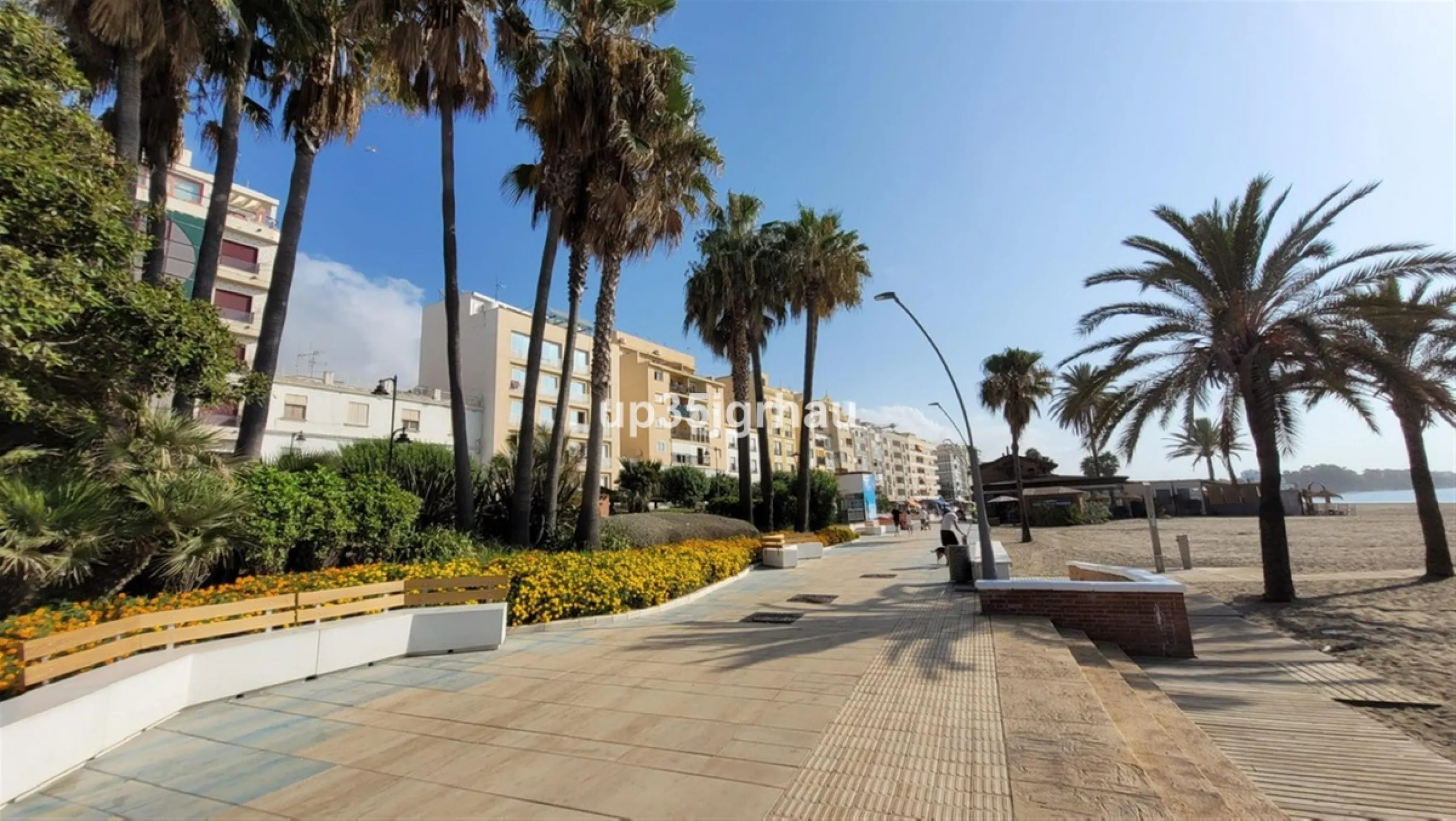 Studio in the center of Estepona, 50 meters from the beach, in a quiet alley on the first floor.