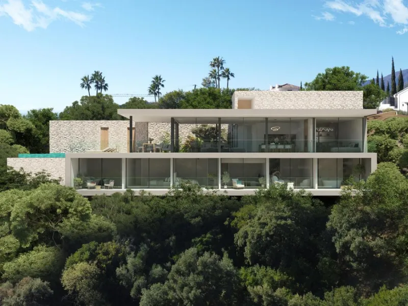Horizon 1 is the first of a truly remarkable collection of contemporary villas from renowned Belgian architect, Gie Wollaert, already responsible for the design of some of the finest properties on the Costa del Sol. This ´hanging house´ will be built into
