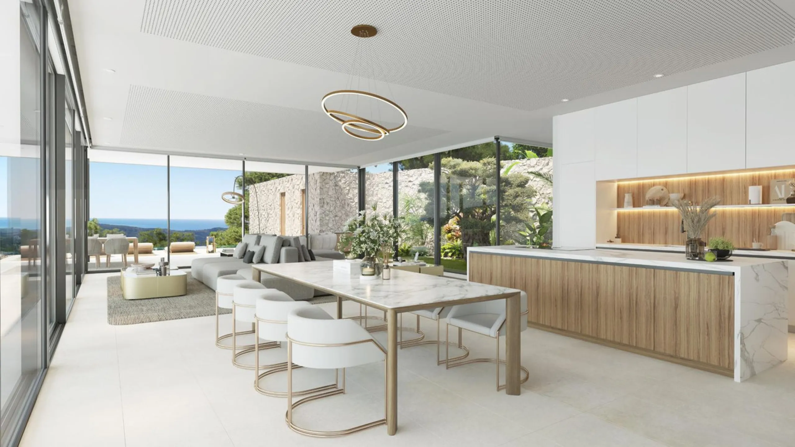 Horizon 1 is the first of a truly remarkable collection of contemporary villas from renowned Belgian architect, Gie Wollaert, already responsible for the design of some of the finest properties on the Costa del Sol. This ´hanging house´ will be built into
