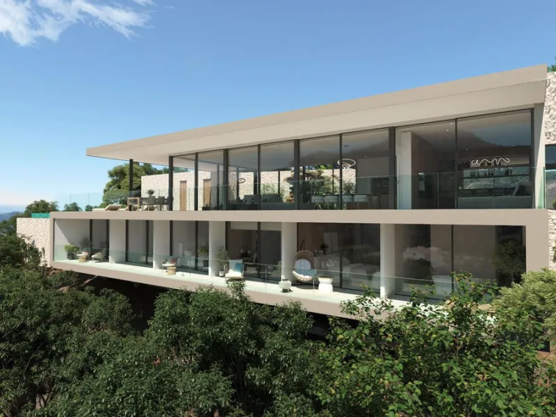 Horizon 1 is the first of a truly remarkable collection of contemporary villas from renowned Belgian architect, Gie Wollaert, already responsible for the design of some of the finest properties on the Costa del Sol. This ´hanging house´ will be built into