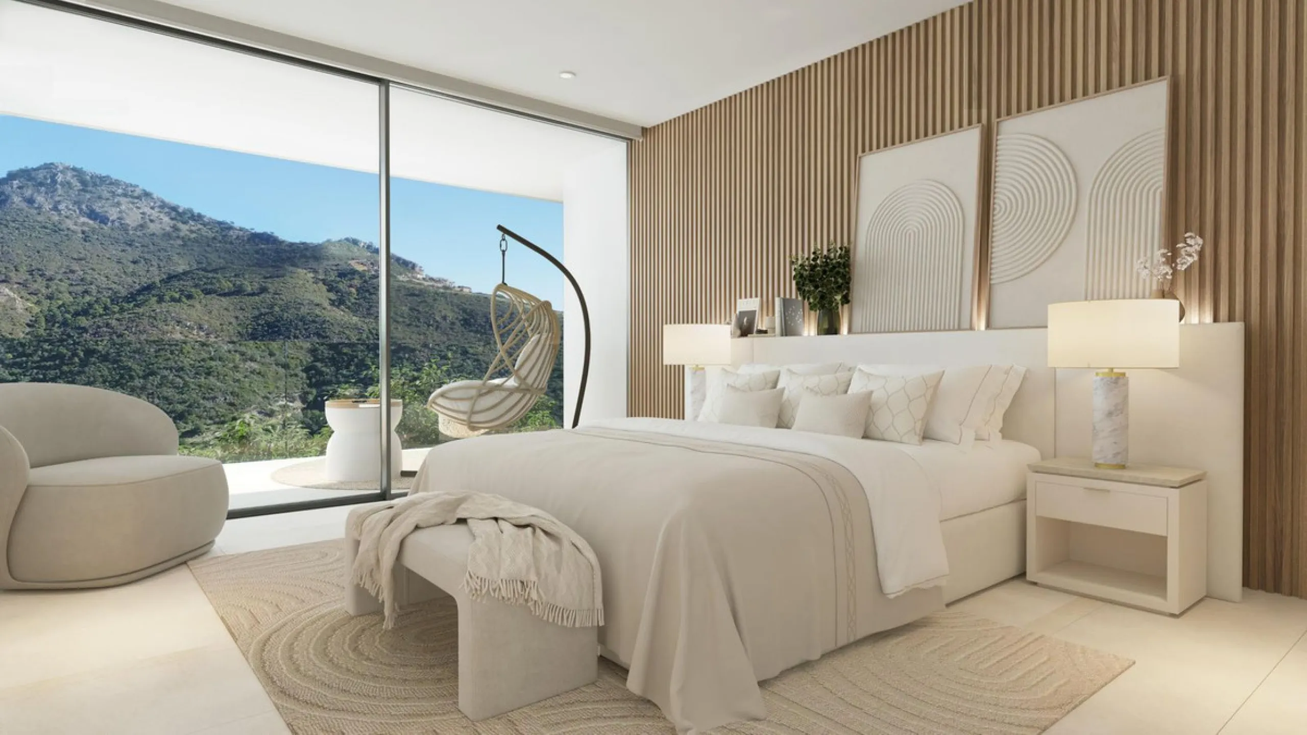 Horizon 1 is the first of a truly remarkable collection of contemporary villas from renowned Belgian architect, Gie Wollaert, already responsible for the design of some of the finest properties on the Costa del Sol. This ´hanging house´ will be built into