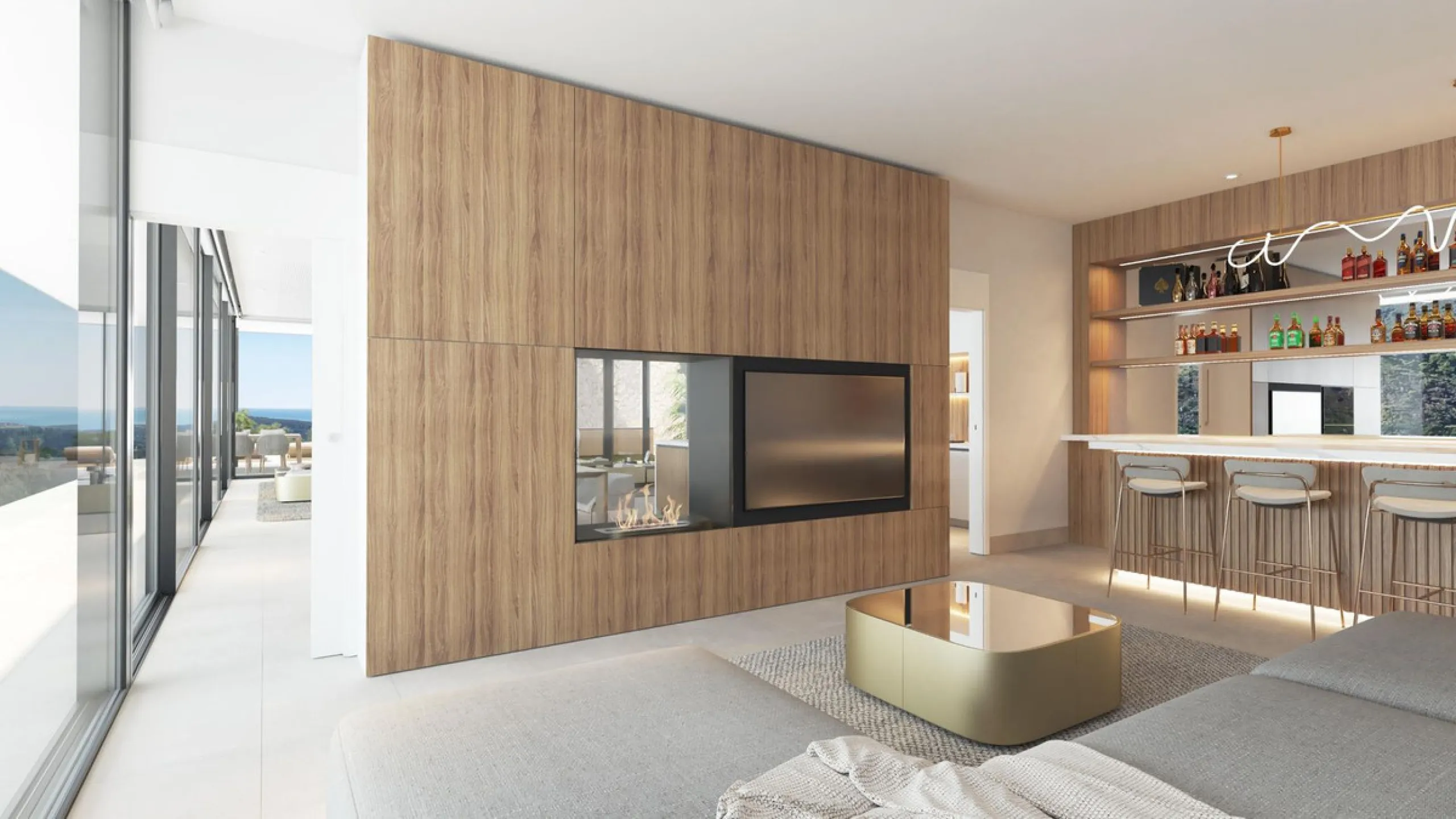 Horizon 1 is the first of a truly remarkable collection of contemporary villas from renowned Belgian architect, Gie Wollaert, already responsible for the design of some of the finest properties on the Costa del Sol. This ´hanging house´ will be built into