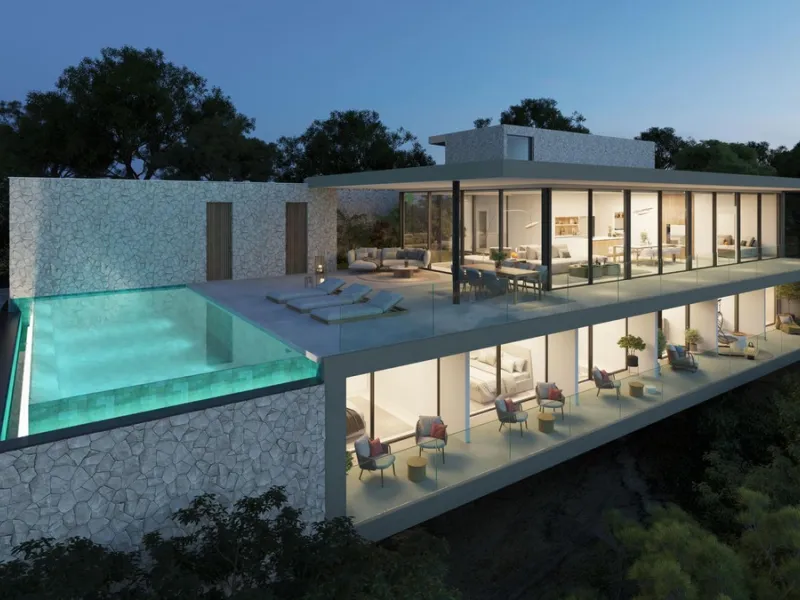Horizon 1 is the first of a truly remarkable collection of contemporary villas from renowned Belgian architect, Gie Wollaert, already responsible for the design of some of the finest properties on the Costa del Sol. This ´hanging house´ will be built into