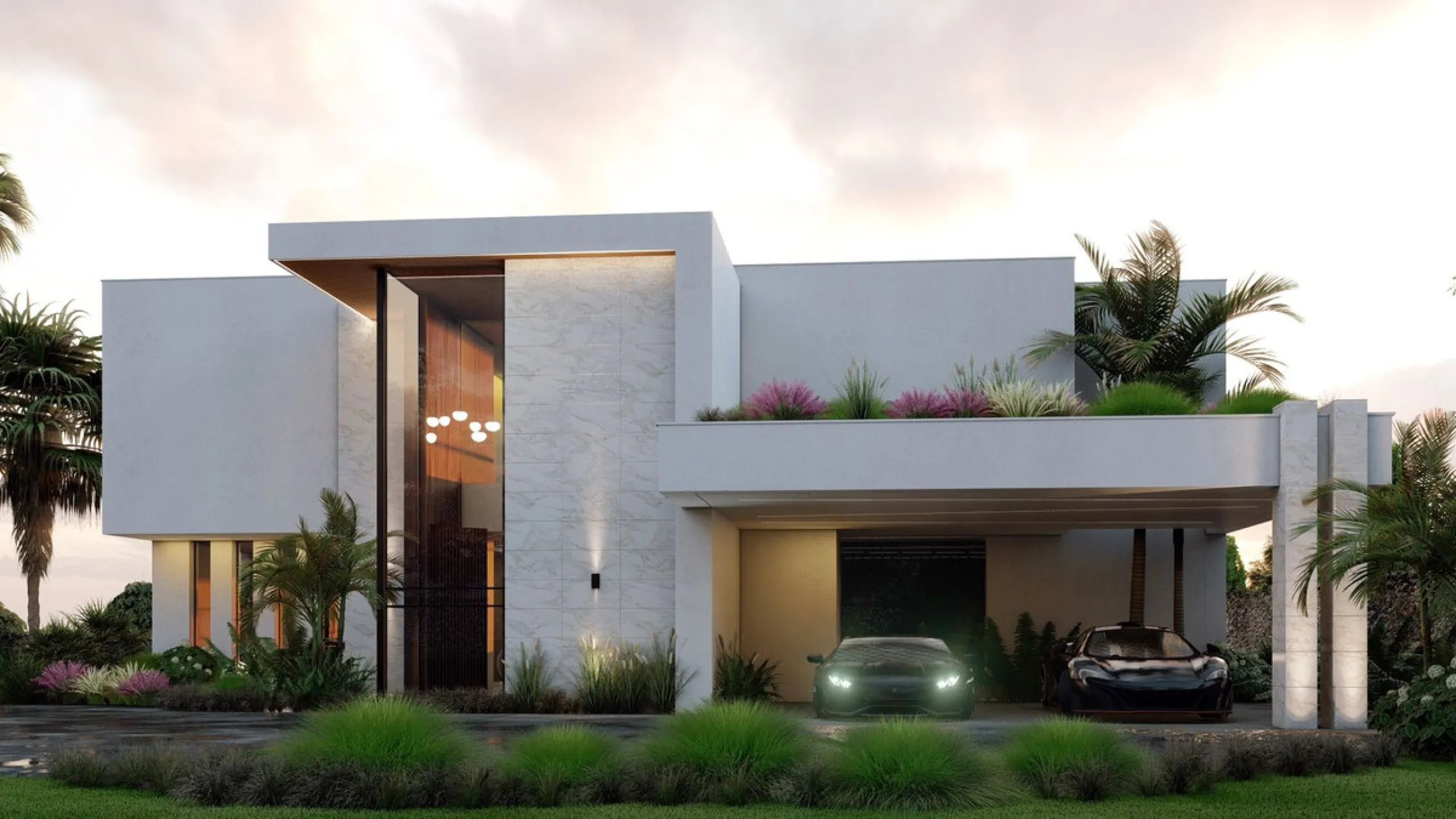 Spacious plot in a gated community of Puerta Del Almendro with an approved project and building license for the construction of three unique villas, designed by one of the most renowned architects on the Costa del Sol.