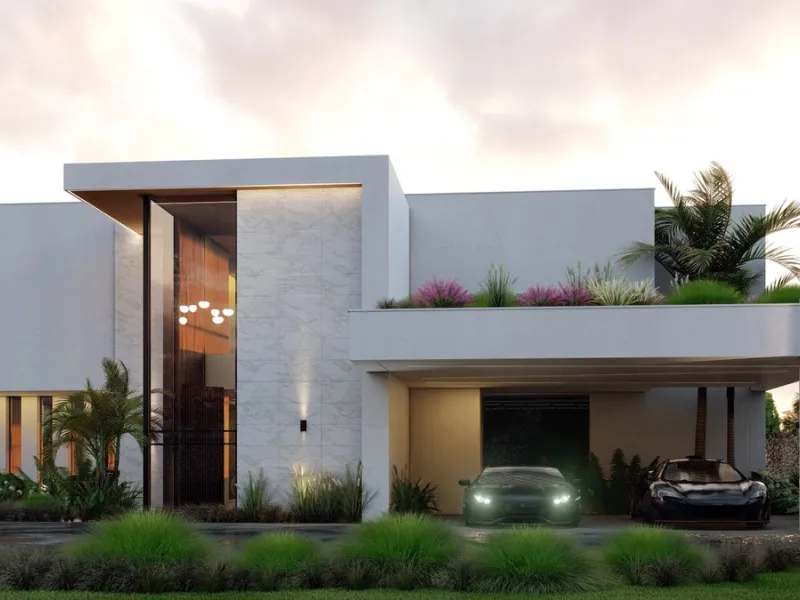 Spacious plot in a gated community of Puerta Del Almendro with an approved project and building license for the construction of three unique villas, designed by one of the most renowned architects on the Costa del Sol.