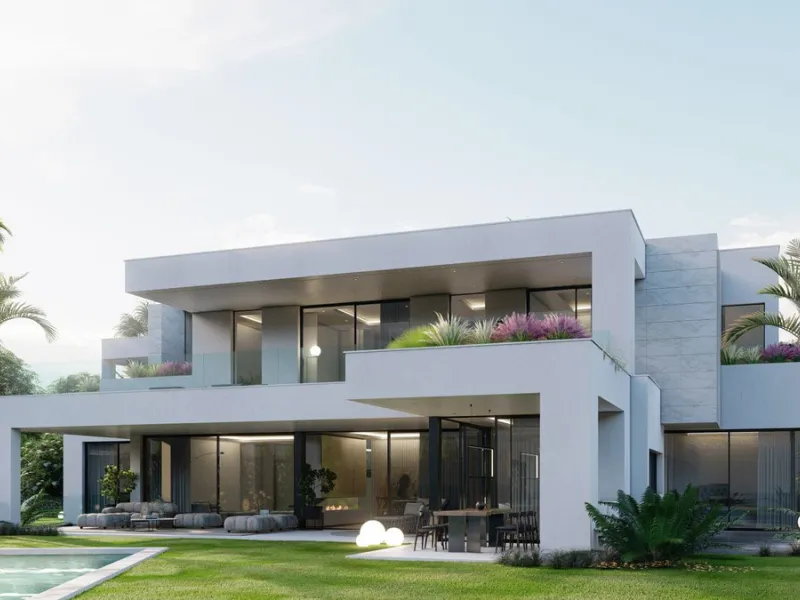 Spacious plot in a gated community of Puerta Del Almendro with an approved project and building license for the construction of three unique villas, designed by one of the most renowned architects on the Costa del Sol.