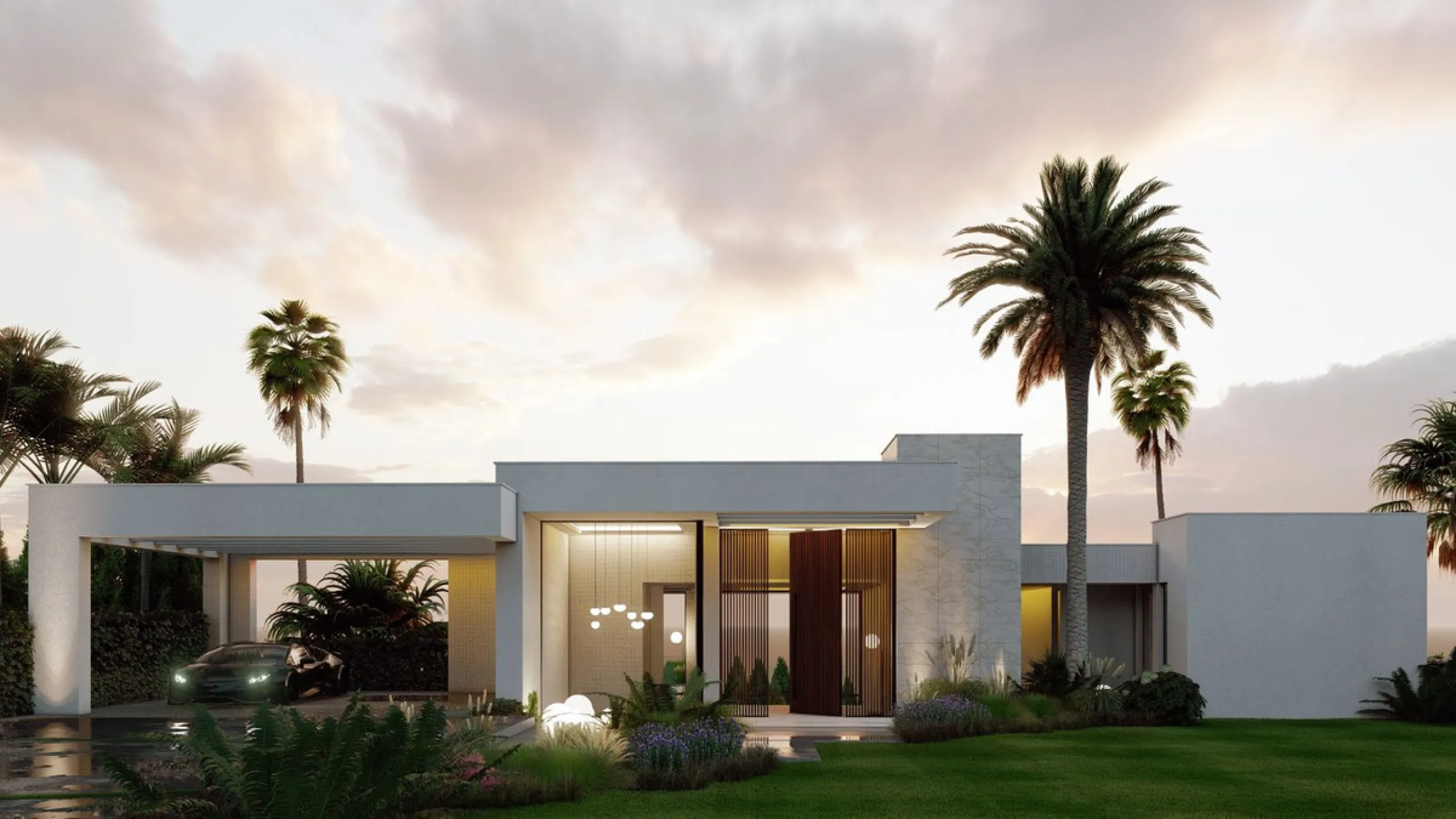 Spacious plot in a gated community of Puerta Del Almendro with an approved project and building license for the construction of three unique villas, designed by one of the most renowned architects on the Costa del Sol.