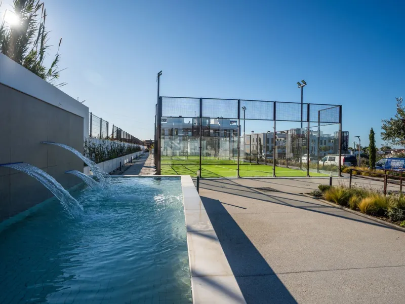 Exclusive ground floor apartment with private garden located in a modern resort-style residential complex in Cancelada, on the prestigious New  Milla de Oro (**Estepona**).