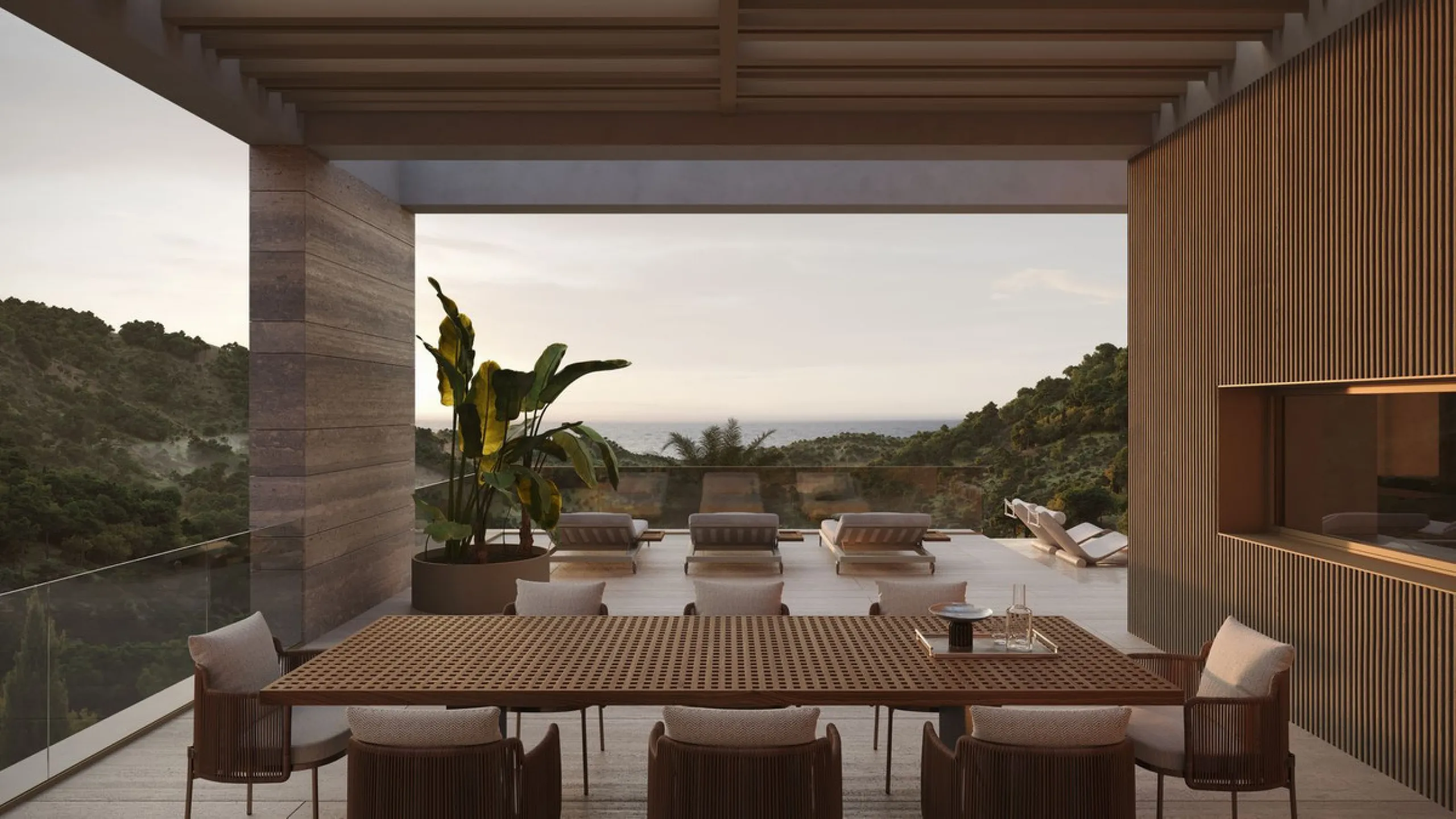 Set within the exclusive gated community of Montemayor, this unfurnished contemporary villa is offered for sale off-plan and currently under construction, with completion scheduled for September 2026. Designed to combine modern architecture with its natur