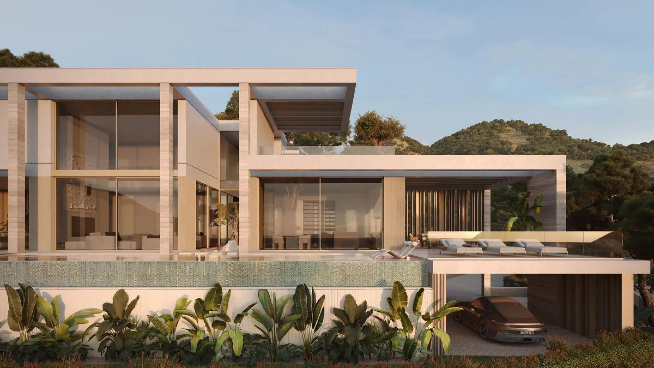 Set within the exclusive gated community of Montemayor, this unfurnished contemporary villa is offered for sale off-plan and currently under construction, with completion scheduled for September 2026. Designed to combine modern architecture with its natur