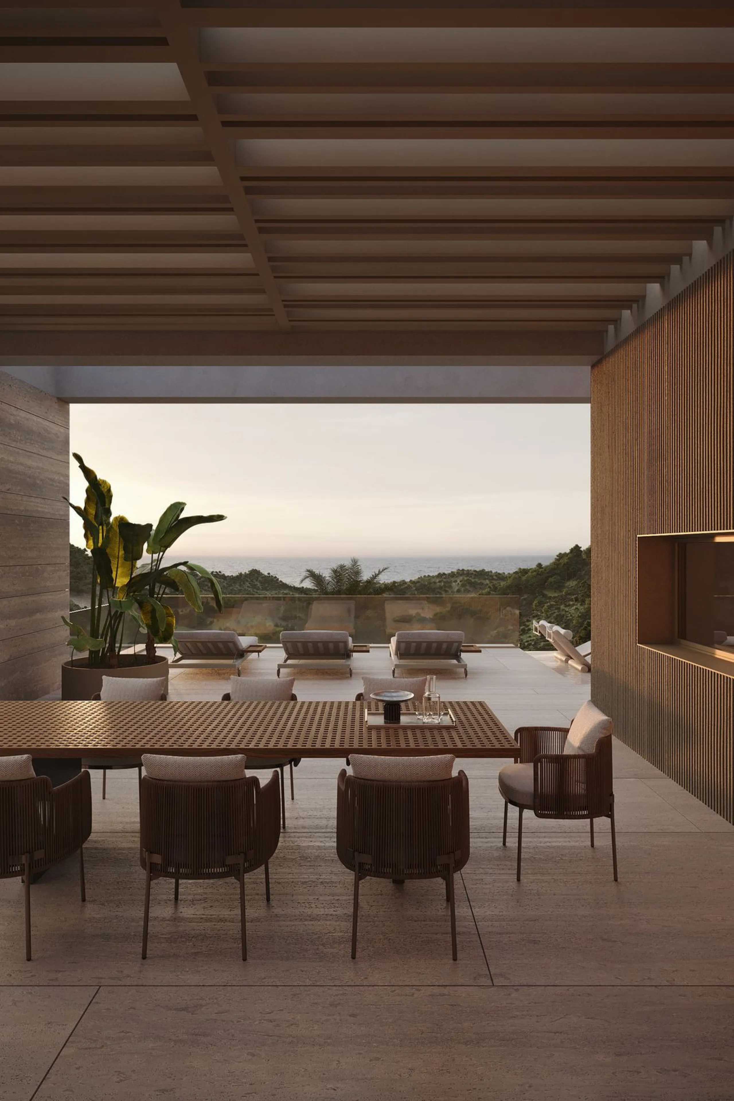 Set within the exclusive gated community of Montemayor, this unfurnished contemporary villa is offered for sale off-plan and currently under construction, with completion scheduled for September 2026. Designed to combine modern architecture with its natur