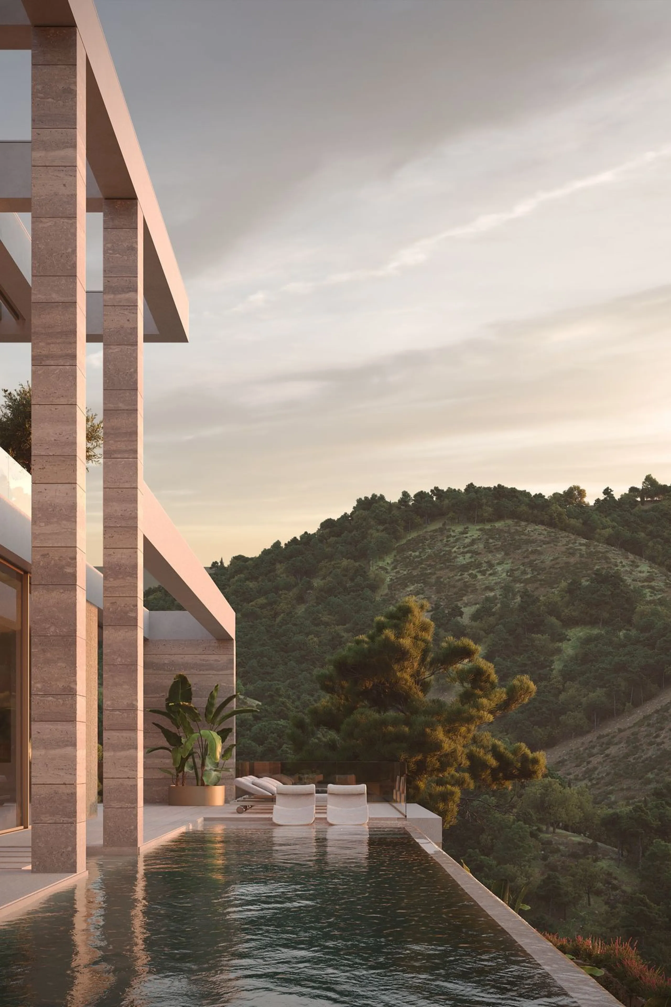 Set within the exclusive gated community of Montemayor, this unfurnished contemporary villa is offered for sale off-plan and currently under construction, with completion scheduled for September 2026. Designed to combine modern architecture with its natur