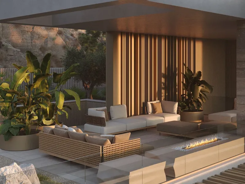 Set within the exclusive gated community of Montemayor, this unfurnished contemporary villa is offered for sale off-plan and currently under construction, with completion scheduled for September 2026. Designed to combine modern architecture with its natur