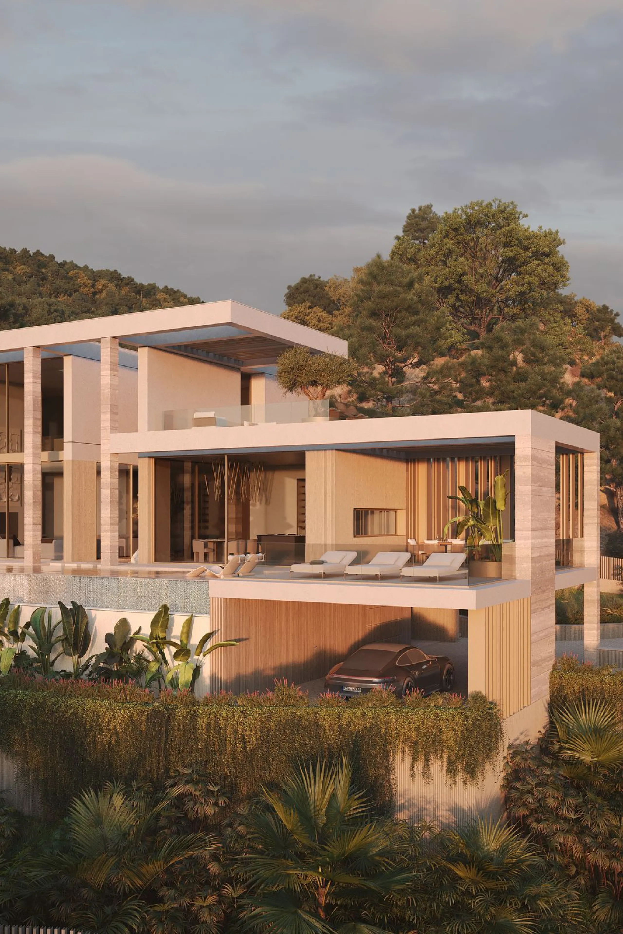 Set within the exclusive gated community of Montemayor, this unfurnished contemporary villa is offered for sale off-plan and currently under construction, with completion scheduled for September 2026. Designed to combine modern architecture with its natur