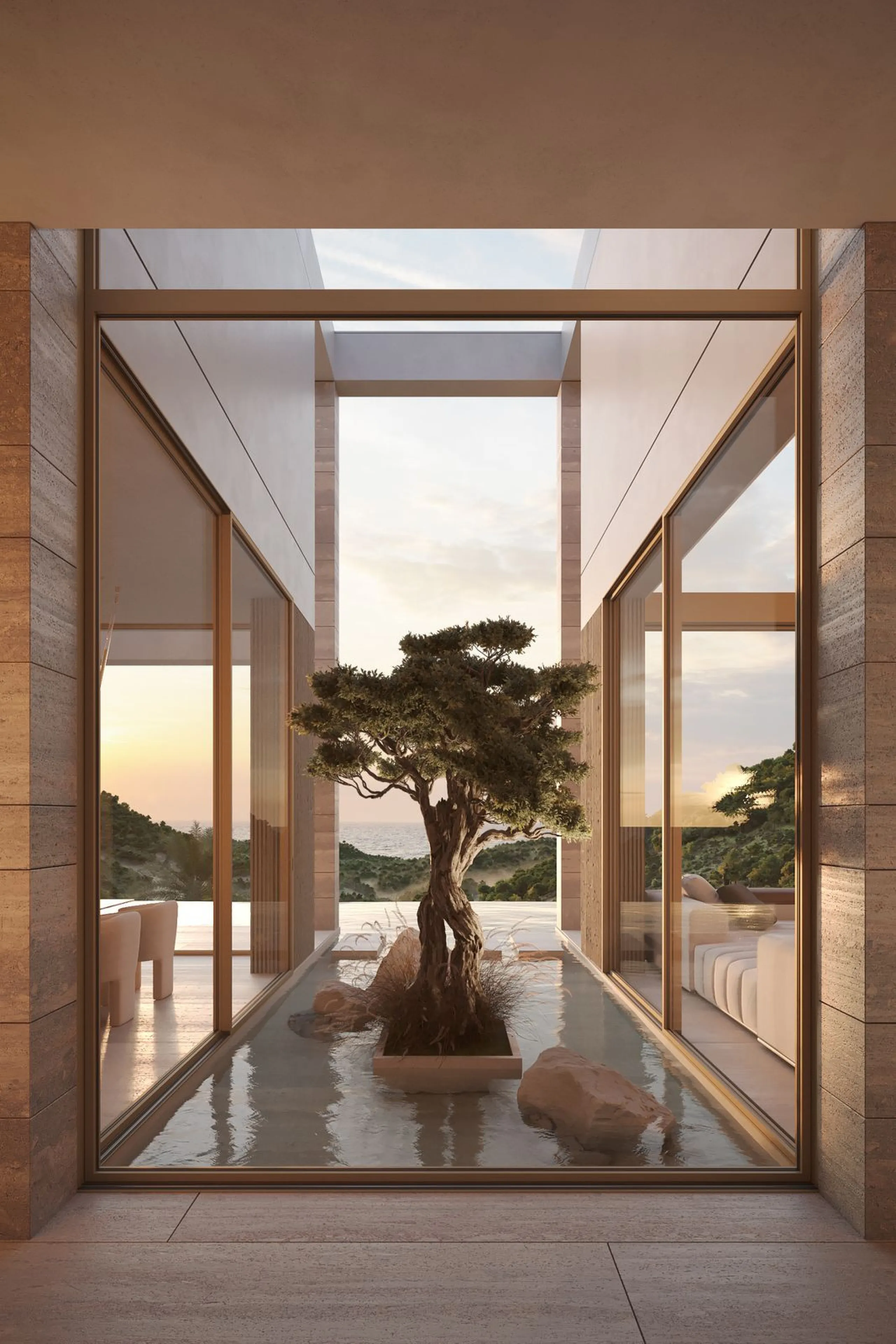 Set within the exclusive gated community of Montemayor, this unfurnished contemporary villa is offered for sale off-plan and currently under construction, with completion scheduled for September 2026. Designed to combine modern architecture with its natur